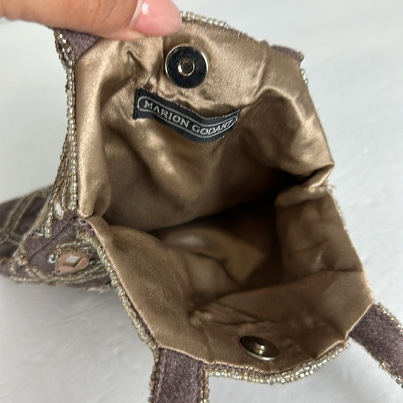 VNTG Marion Godart Mirrored Beaded Small Handbag - Picture 4 of 6